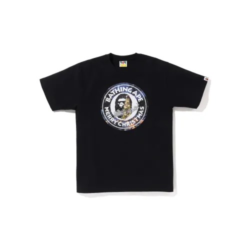 A BATHING APE Christmas Busy Works Tee FW22