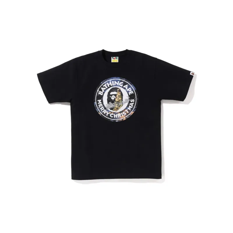 A BATHING APE Christmas Busy Works Tee FW22-0