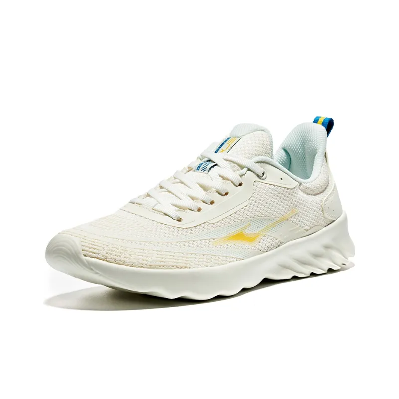 Erke High Speed Low Top Running Shoes Men's White Yellow-2