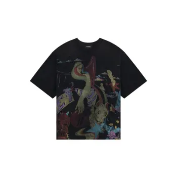 WE11DONE Logo print Cotton T shirt