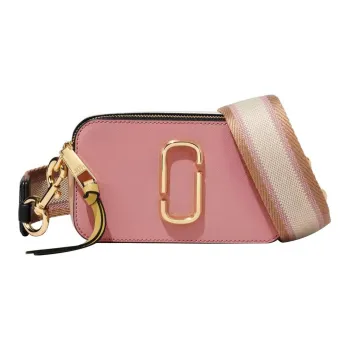 MARC JACOBS Snapshot Leather Crossbody Bag Shoulder Bag Women's Purple Lilac