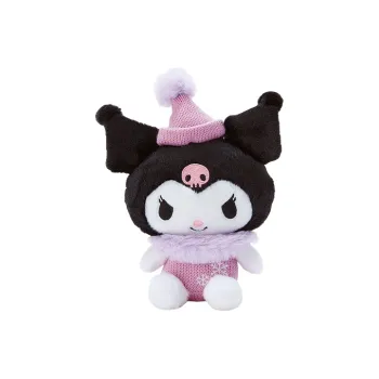Sanrio Knitted Hat Kuromi Dolls Plush Doll 20cm High