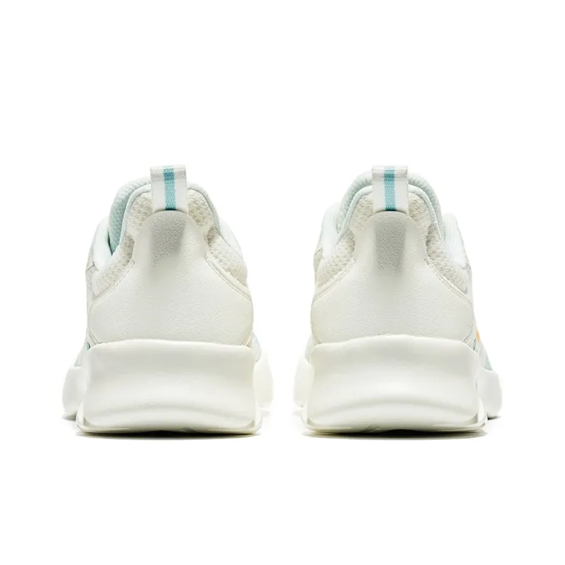 Erke High Speed Low-Top Running Shoes Men's White Light Blue-3