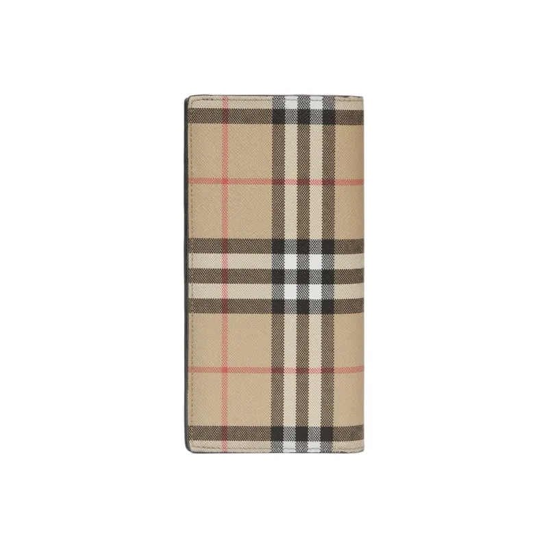Burberry Tartan Long Wallet Beige-1