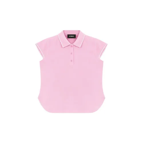 WE11DONE SS23 Polo Shirts Women's Pink