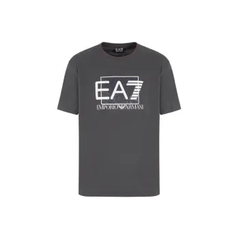 EMPORIO ARMANI EA7 SS23 T Shirt Men's Earthy Brown