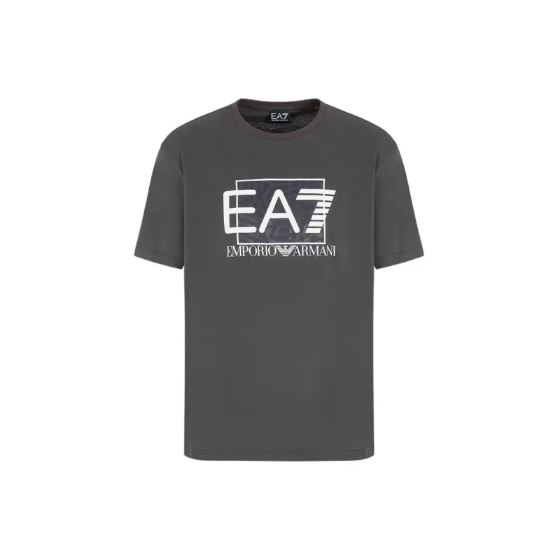 EMPORIO ARMANI EA7 SS23 T Shirt Men's Earthy Brown-0