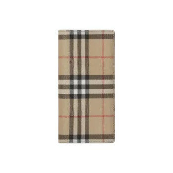 Burberry Tartan Long Wallet Beige