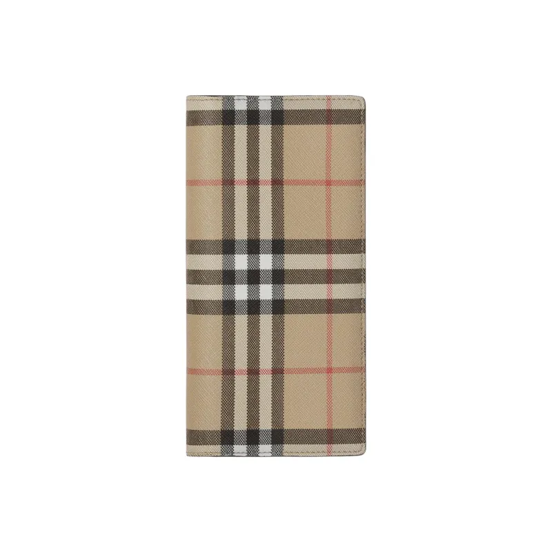 Burberry Tartan Long Wallet Beige-0