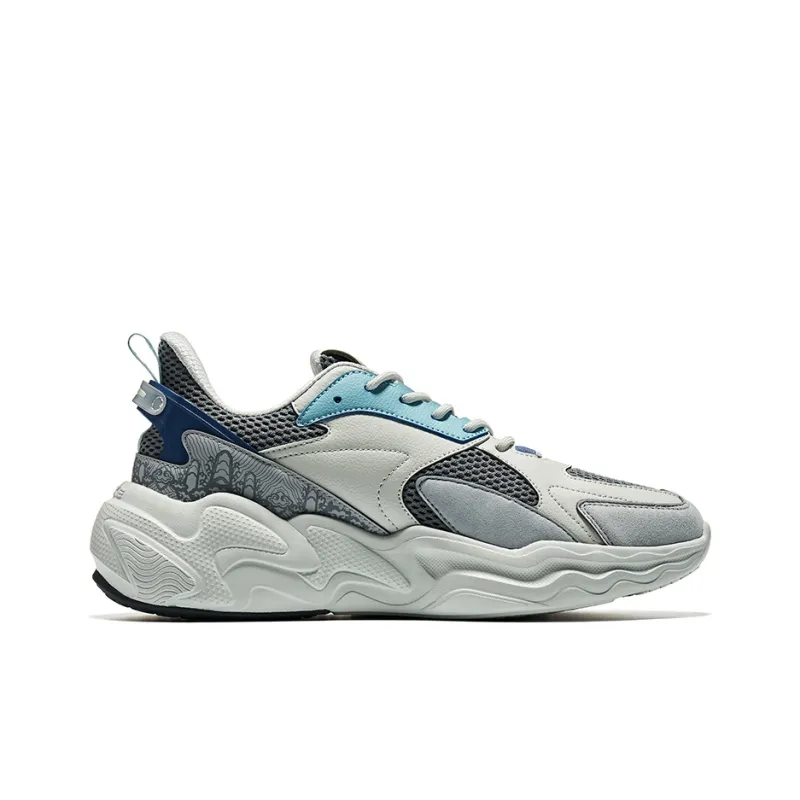 Erke Shock Absorbers With Slip Resistant And Abrasion Resistant Properties Low Top Casual Shoes Men's-1