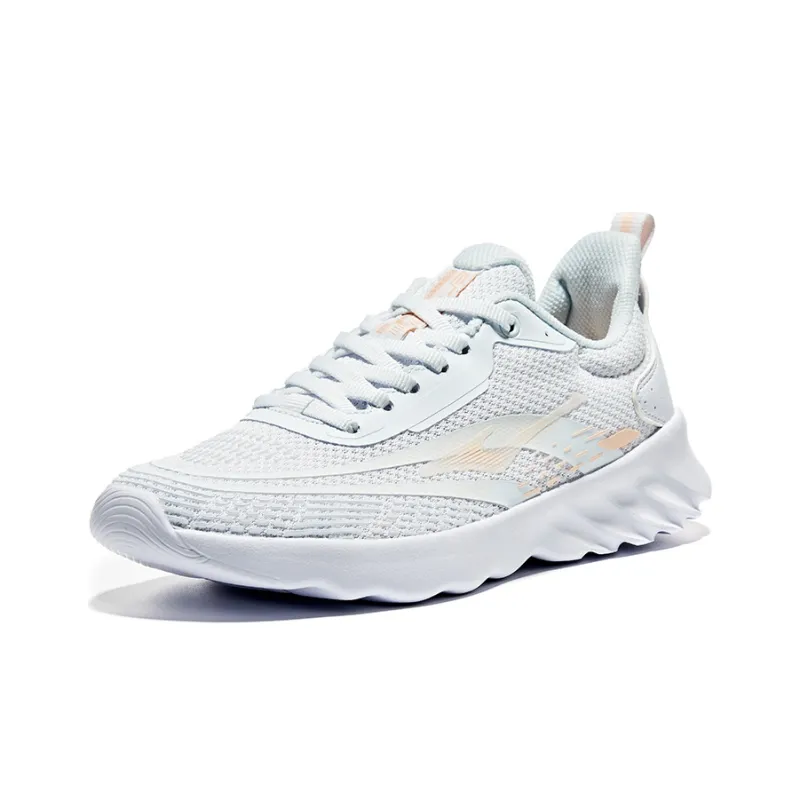 Erke High Speed Low Top Running Shoes Women's True White Regular-2