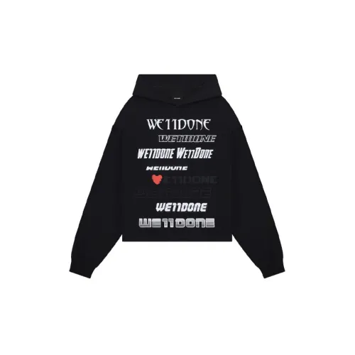 WE11DONE SS23 Sweatshirts Unisex Black