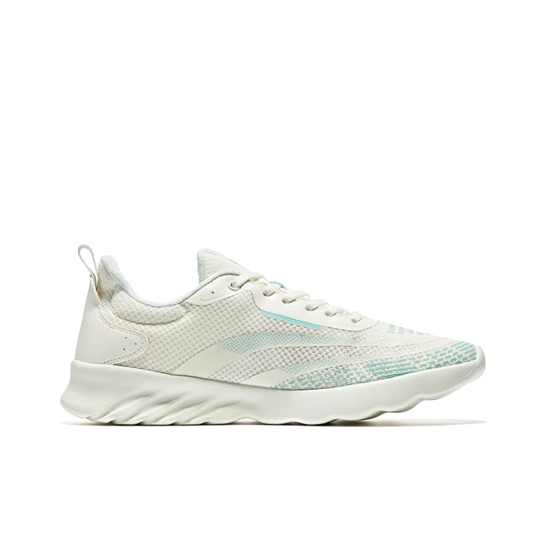 Erke High Speed Low-Top Running Shoes Men's White Light Blue-1