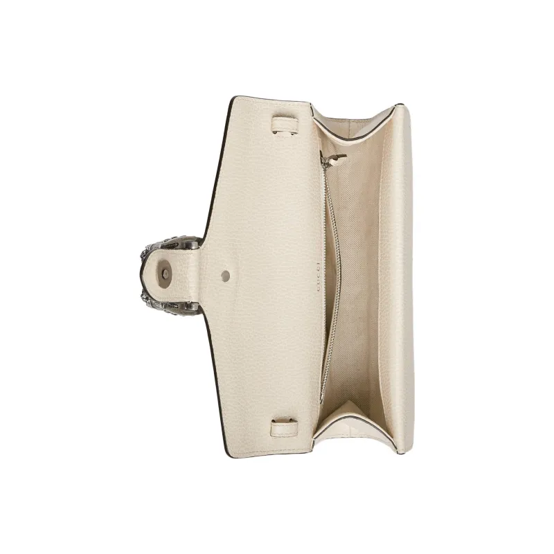 GUCCI Dionysus Leather Crossbody Bag Shoulder Bag Women's White-6