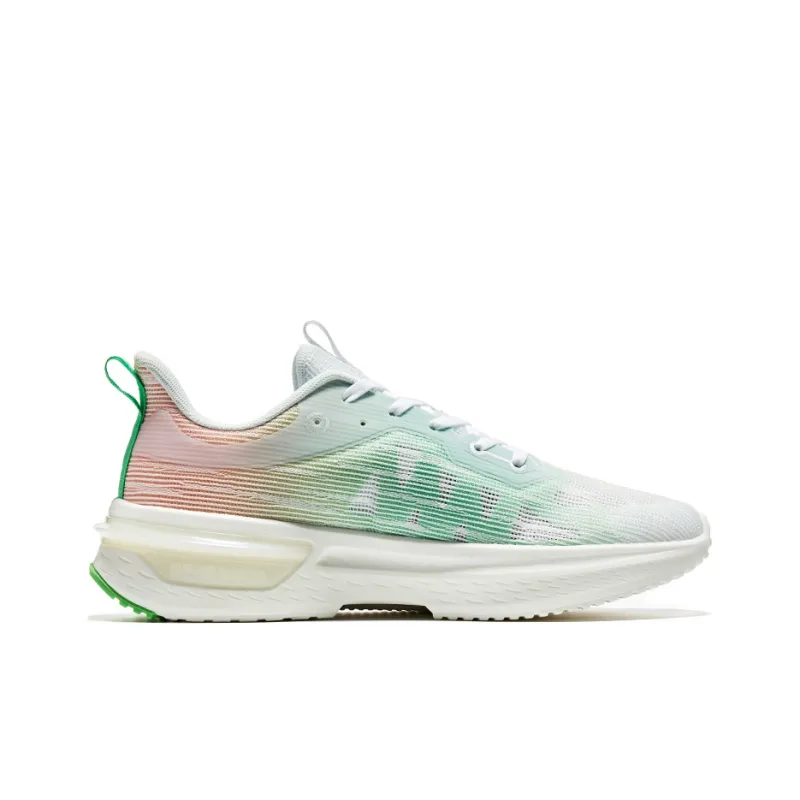 Erke Excellence Low Top Running Shoes Men's White Arctic Green-1