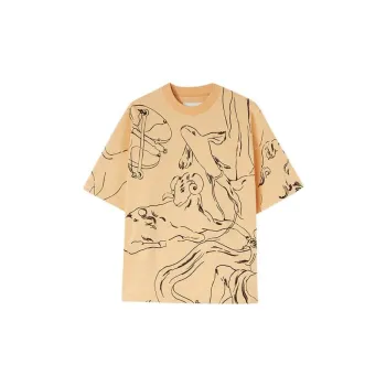 JIL SANDER Ribbed Cotton T Shirt
