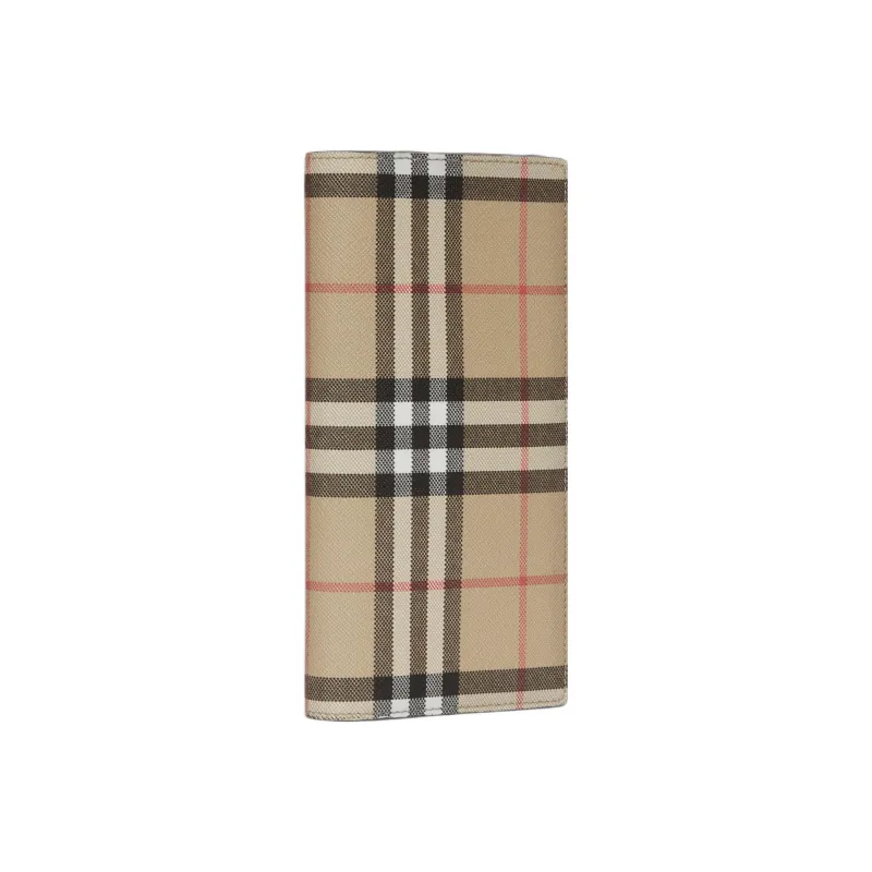 Burberry Tartan Long Wallet Beige-2
