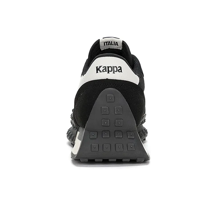 Kappa Low Top Running Shoes Unisex Black White-5
