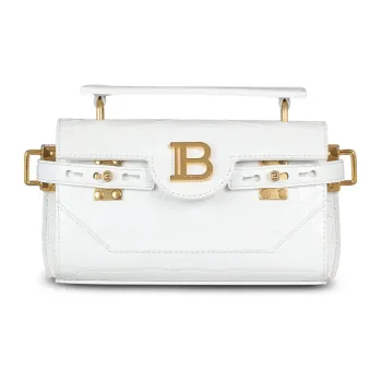 BALMAIN Embossed B Buzz 19 Tote Bag