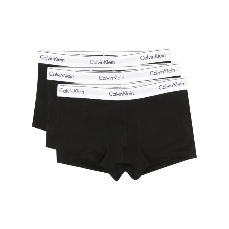 Calvin Klein Underwear Three Pack Logo Waistband Boxer Trunks-0