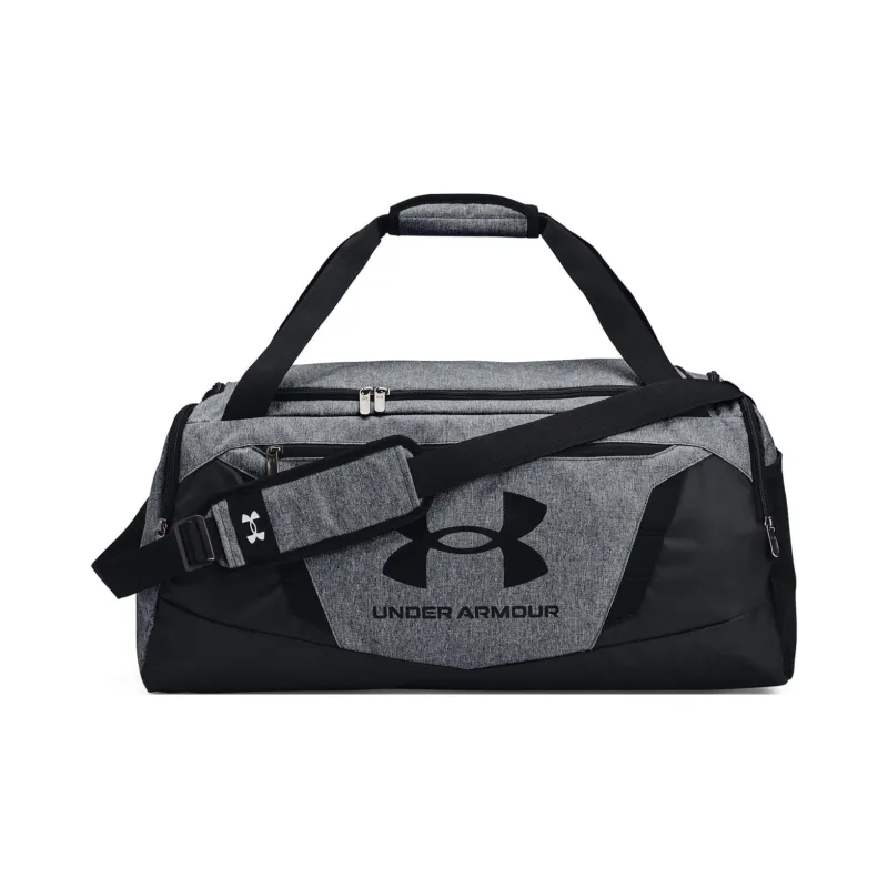 Under Armour Polyester Handbag Shoulder Bag Crossbody Bag Travel Bag Medium Size Unisex Asphalt Gray/Black-0