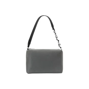 Alexander Wang Heiress Nylon Shoulder Bag Crossbody Bag Handbag Medium Size Women's Gray
