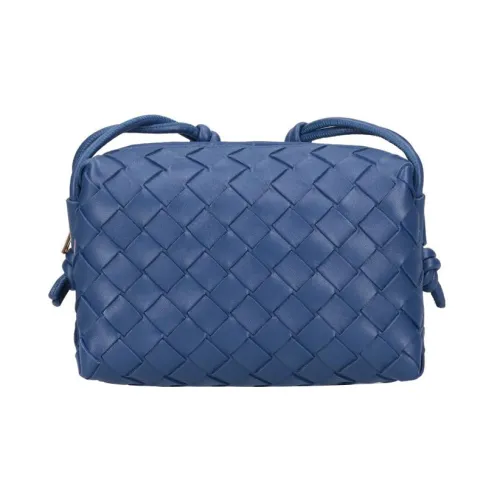 Bottega Veneta LOOP Lambskin Camera Bags Shoulder Bag Crossbody Bag Mini Women's Blue