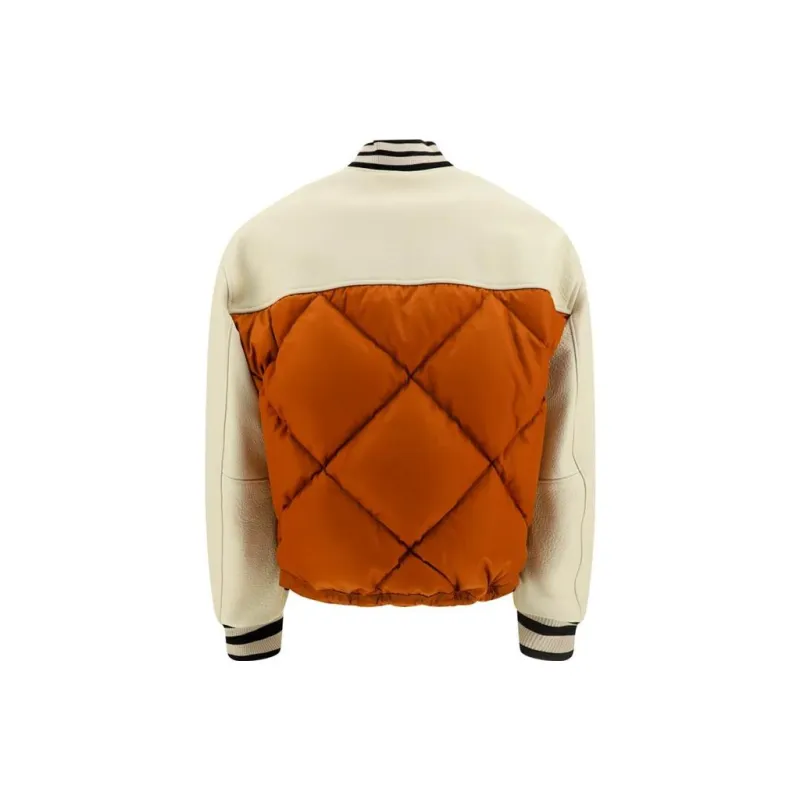 VERSACE FW22 Baseball Jacket Men's Beige-1