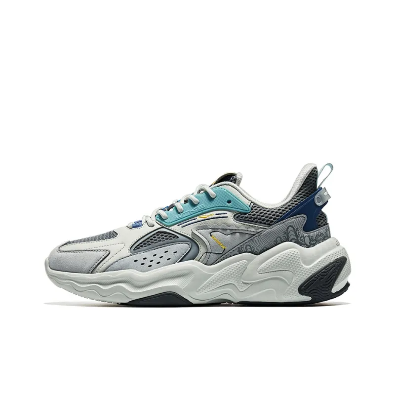 Erke Shock Absorbers With Slip Resistant And Abrasion Resistant Properties Low Top Casual Shoes Men's-0