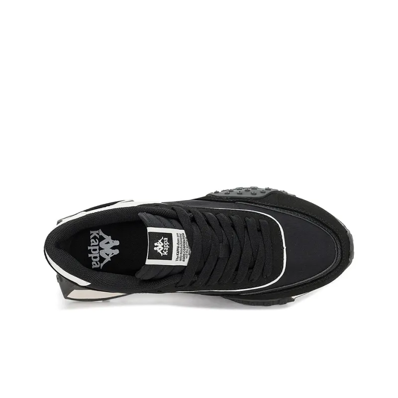 Kappa Low Top Running Shoes Unisex Black White-4