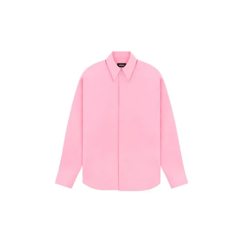 WE11DONE SS23 Shirts Men Pink