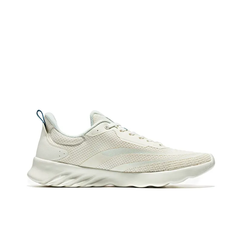 Erke High Speed Low Top Running Shoes Men's White Yellow-1