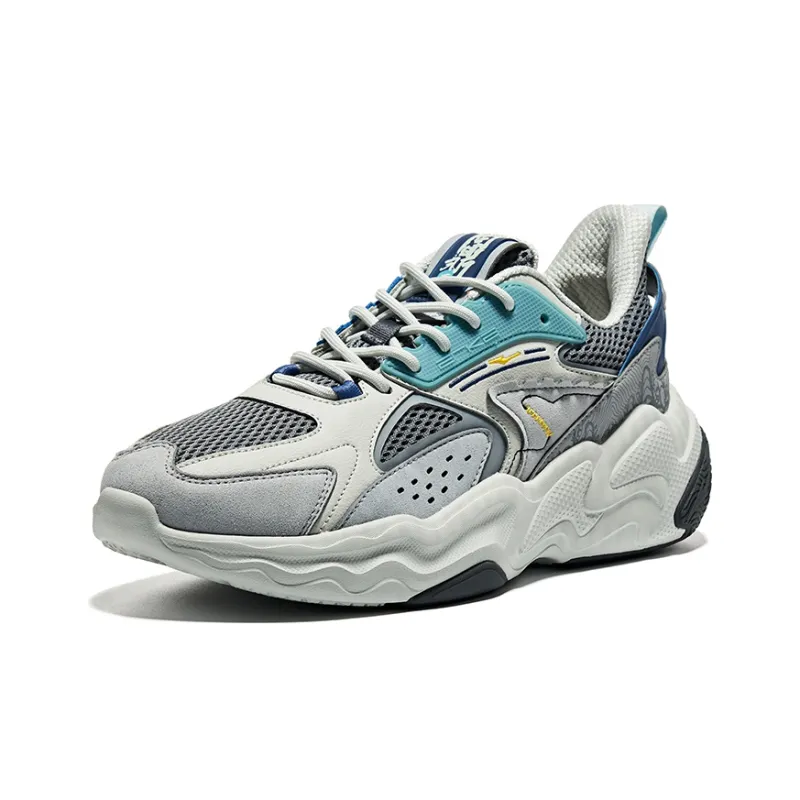 Erke Shock Absorbers With Slip Resistant And Abrasion Resistant Properties Low Top Casual Shoes Men's-2