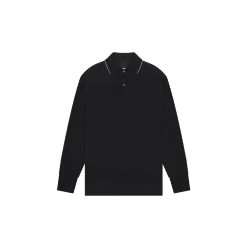 WE11DONE SS23 Polo Shirts Unisex Black