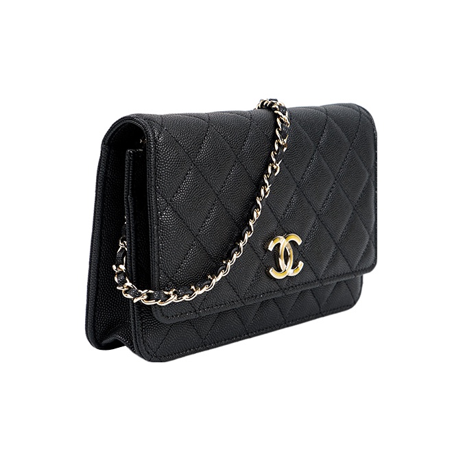 【CHANEL】WOC クロスボディバッグ★シープスキン CHANEL WOC Leather Patchwork Calfskin Shoulder Bag Crossbody
