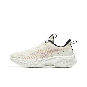 Erke Sting Low Top Running Shoes Women's White Orange
