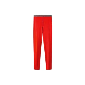 CALVIN KLEIN Thermal Pants Men's Garnet Red