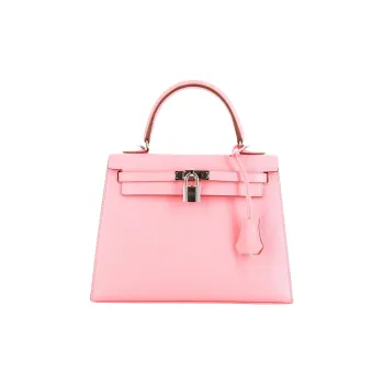 HERMES Kelly Epsom Leather Kelly Bag Handbags Women's 1Q Rose Confetti Milkshake Pink