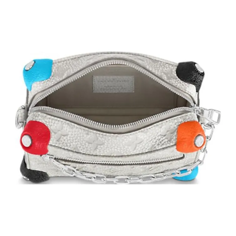 LOUIS VUITTON Mini Soft Trunk Chalk-6
