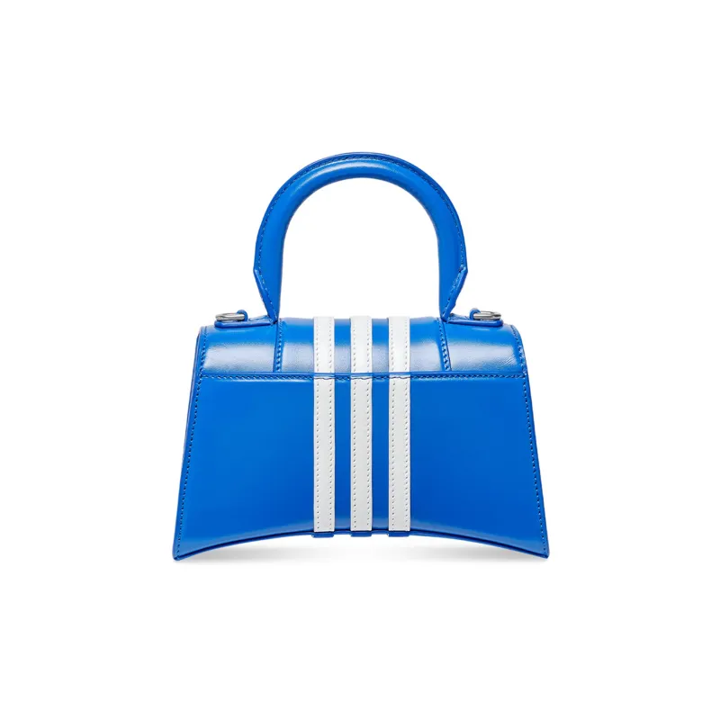 Balenciaga X Adidas Hourglass Xs Box Handbag Blue-4