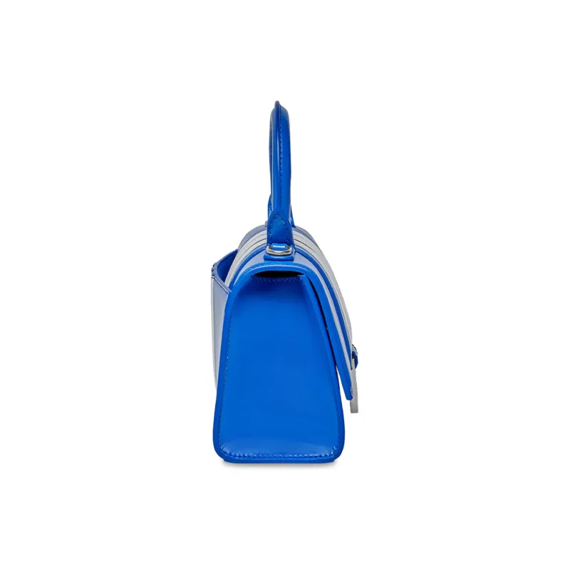 Balenciaga X Adidas Hourglass Xs Box Handbag Blue-3