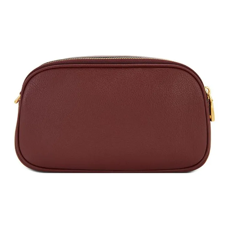 BALLY Vestige Cow Leather Camera Bag Shoulder Bag Crossbody Bag Women's Burgundy-2