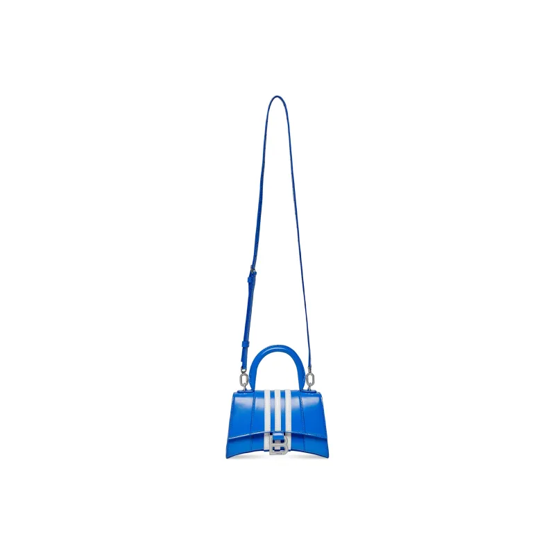 Balenciaga X Adidas Hourglass Xs Box Handbag Blue-1