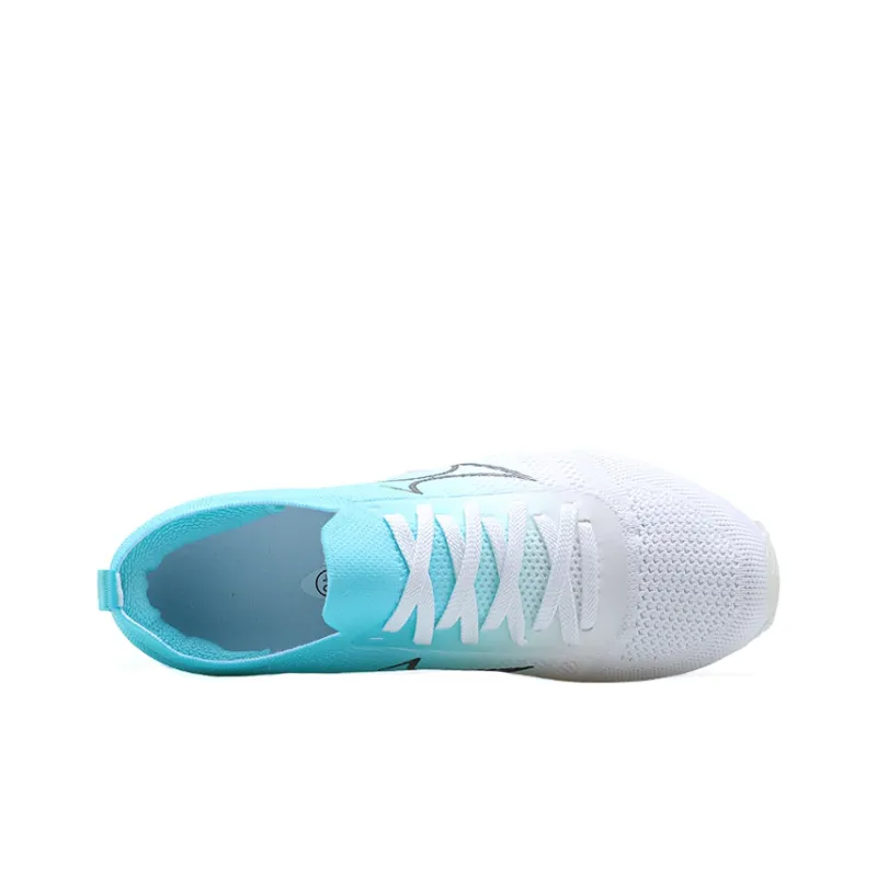 HEALTH Anti Slip And Wear Resistant Breathable Low Top Casual Running Shoes Unisex White Blue-2
