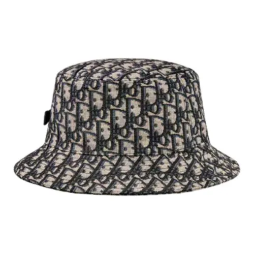 DIOR Bucket Hats Men Blue/Beige