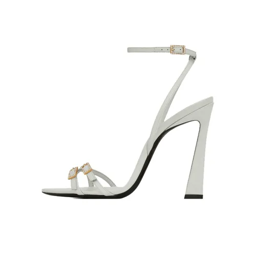 SAINT LAURENT New Nuit 110mm Leather Sandals