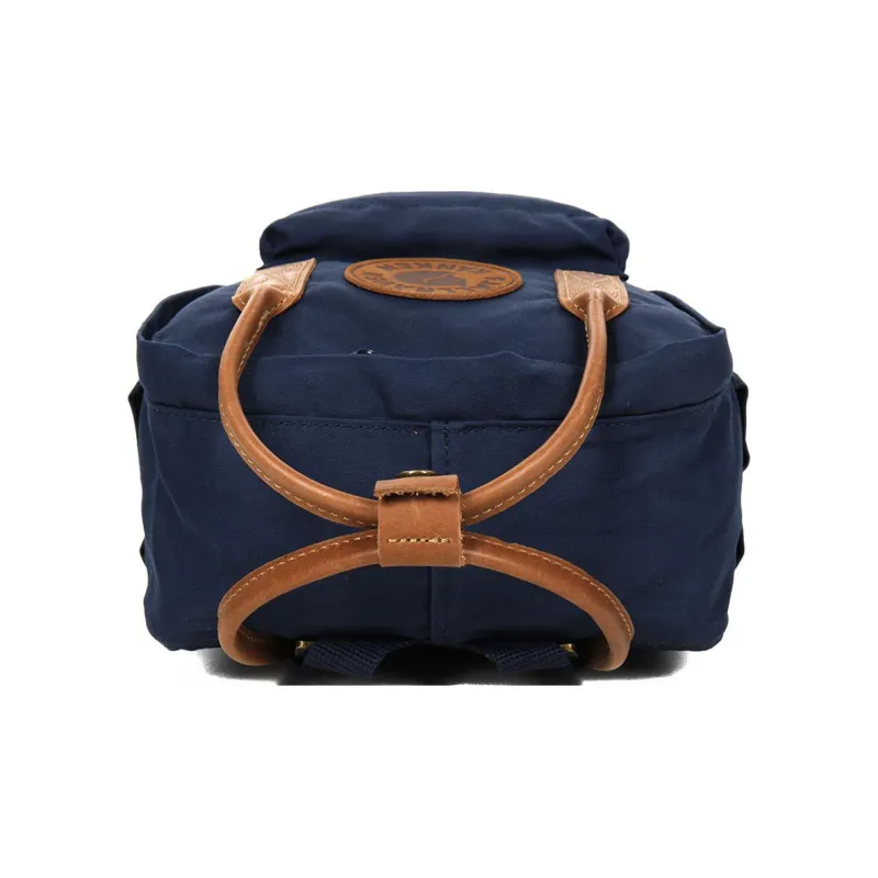 Fjallraven Kanken Polyester Travel Bags Backpack Mini Unisex Blue Black-7