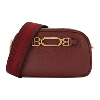 BALLY Vestige Cow Leather Camera Bag Shoulder Bag Crossbody Bag Women's Burgundy