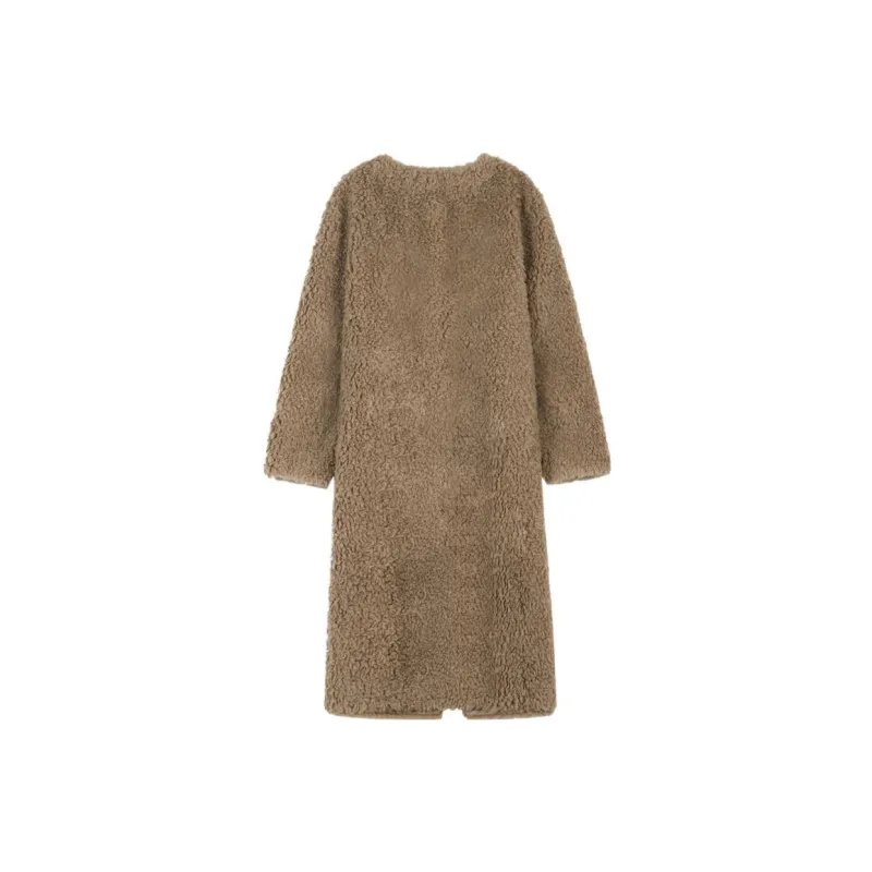 THE SEA LIFE Cropped Coats Women's Tea Brown-1