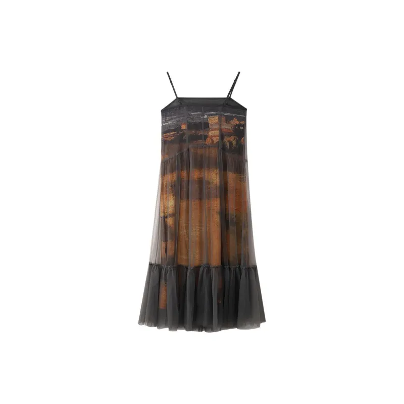 THE SEA LIFE Slip Dresses Women's Mist Blue-1